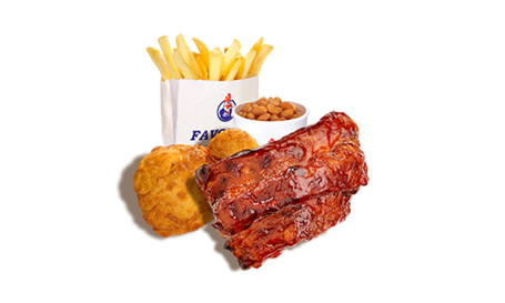 Bbq Rib Combo Meal