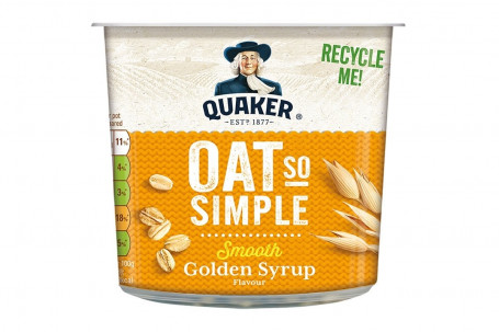 Quaker Oat So Simple Pot De Porridge Au Sirop Doré 57G