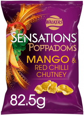 Sensations Mango Red Chilli Popadoms 82.5G