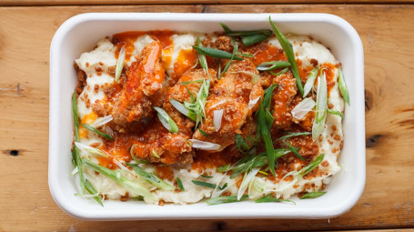 Buffalo Chicken Grits