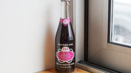 Bottled Cane Sugar Soda: Grape