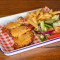 Chicken Parmi With Salad And Chips