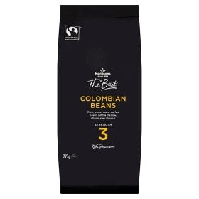 Morrisons Les Meilleurs Grains De Café Colombiens 227G