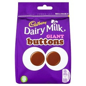 Cadbury Dairy Milk Chocolat Boutons Géants 119G