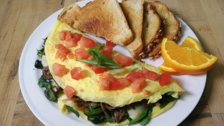 Ranchero Omelette With Steak