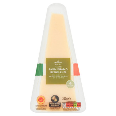 Fromage Parmigiano Reggiano Italien Morrisons 200g