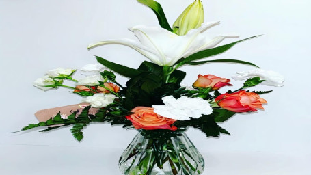 Assorted Lily Flower Vase Bouquet