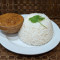 White Rice With Peanut Sauce