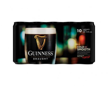 Guinness Draft Can 440Ml 10Pk