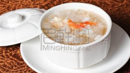 Creamy King Crab Meat With Fish Maw Soup