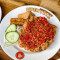 Smashed Fried Chicken Fillet With Super Spicy Chilly (Ayam Geprek Cabe Mercon)