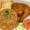 Dpenyetz Nasi Goreng Special With Fried Quarter Chicken