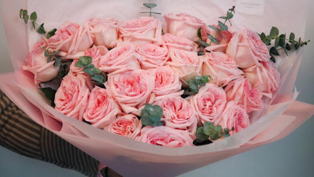 Two Dozen Pink O'hara Roses
