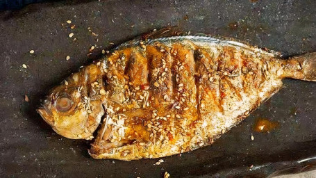 Grilled Pomfret Kǎo Chāng Yú (1Tiáo