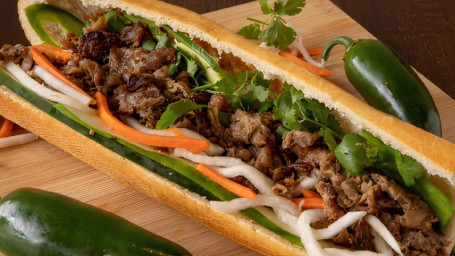 H7. Spicy Beef Banh Mi Sandwich