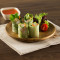 Jīn Biān Zhā Ròu Mǐ Zhǐ Juǎn Rice Paper Rolls Stuffed W/ Vietnamese Sausage