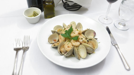 Clams Shrimp, Scampi