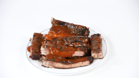 Game Day-With Slab-13 Ribs,20 Wing Dings,2 Sides Box Of Rib Tips Or Pulled Pork