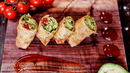 Avocado Egg Rolls (VEGAN)