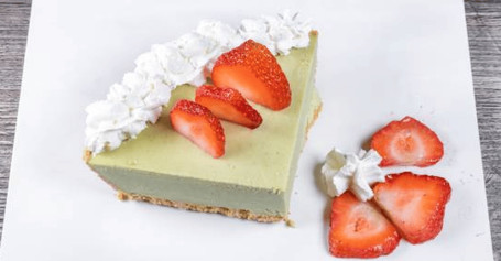 Avocado Cheesecake Slice