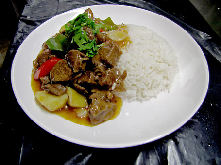 Braised Beef With Rice Niú Ròu Gài Fàn