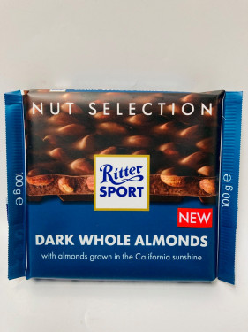 Ritter Sport Dark Whole Almonds 100G