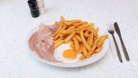 Boiled Bacon, Egg Chips