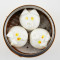 Jīn Shā Zhū Zǐ Bāo Liú Shā Bāo Piggy Custard Buns 3Pcs