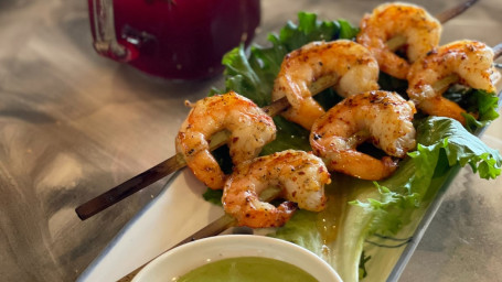 Fire Grilled Shrimp Skewers