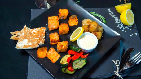 Salmon Kebab Board