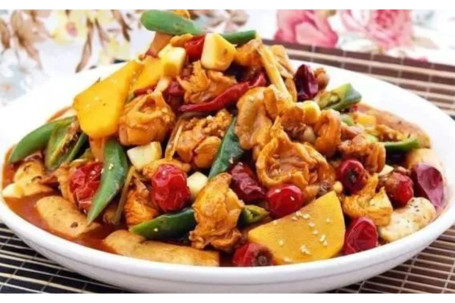 Xinjiang Flavour Chicken Xīn Jiāng Dà Pán Jī