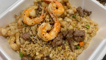 Combo Fried Rice (Chicken Shrimp And Beef)