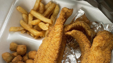 (2 Pc) Fish, (2) Wings (1) Side