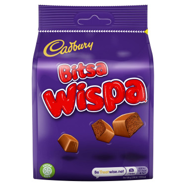 Cadbury Chocolat Bitsa Wispa 110G