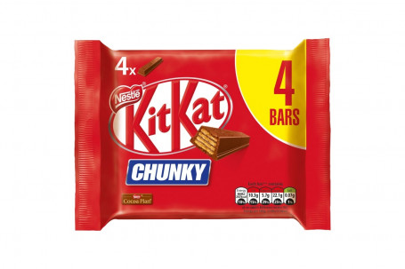 Kit Kat Chunky Milk Chocolate Bar Multipack 40G Lot De 4