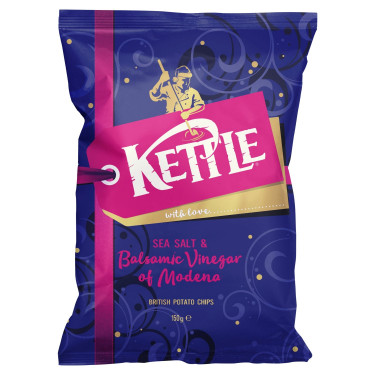 Kettle Chips Sel De Mer Vinaigre Balsamique 150G