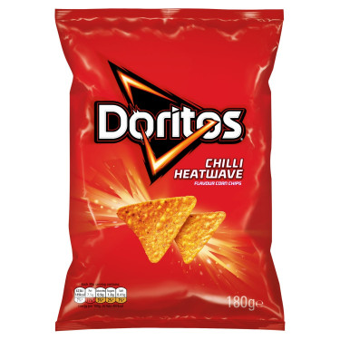 Doritos Croustilles Tortillas À Partage Chilli Heatwave 180G