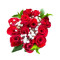 Bouquet De Roses Rouges De Qualité Supérieure (12 Carats)