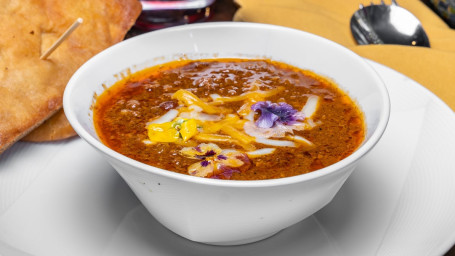 Beef Chili With Pita Bread (Crispy Pita)