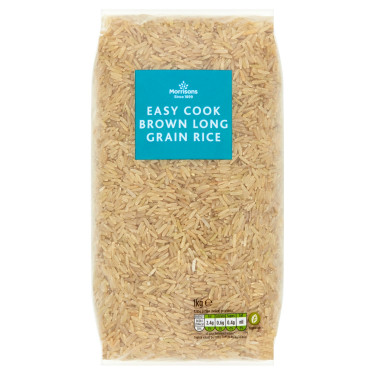 Riz brun à grains longs Morrisons 1kg