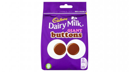 Cadbury Dairy Milk Giant Buttons Chocolat Sachet 119G