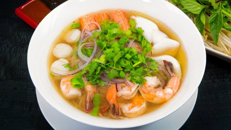 M74. Seafood Rice Noodle Soup