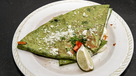 Chicken Quesadilla On Spinach Wrap