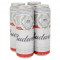 Canettes De Bière Blonde Budweiser 4 X 568 Ml