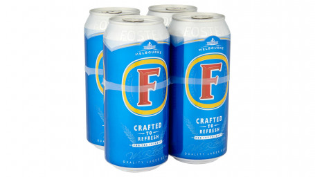 Foster's Lager Beer 4 Canettes De 440 Ml