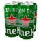 Heineken Lager Beer 4 Canettes De 440 Ml