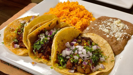 Kids Tacos With Rice And Beans