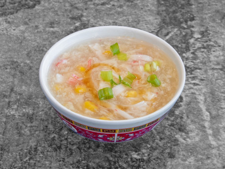 Crab Meat And Sweetcorn Soup (C)
