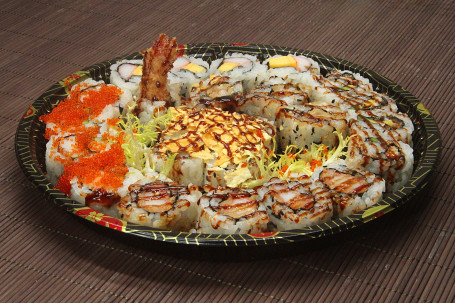 juǎn wù shèng A Maki Roll Platter A