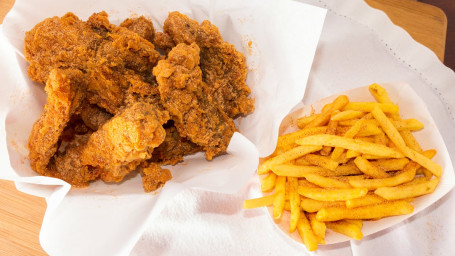 9 Pieces Thicken Tenders With Fries